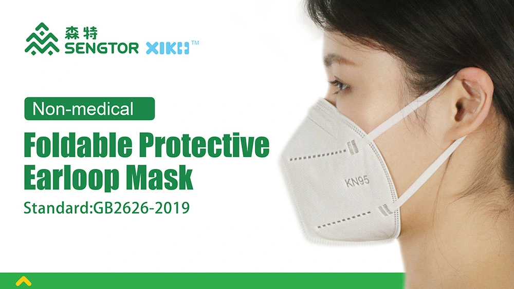 in Stock Disposable Protective KN95/FFP2/N95 Non-Woven Face Mask